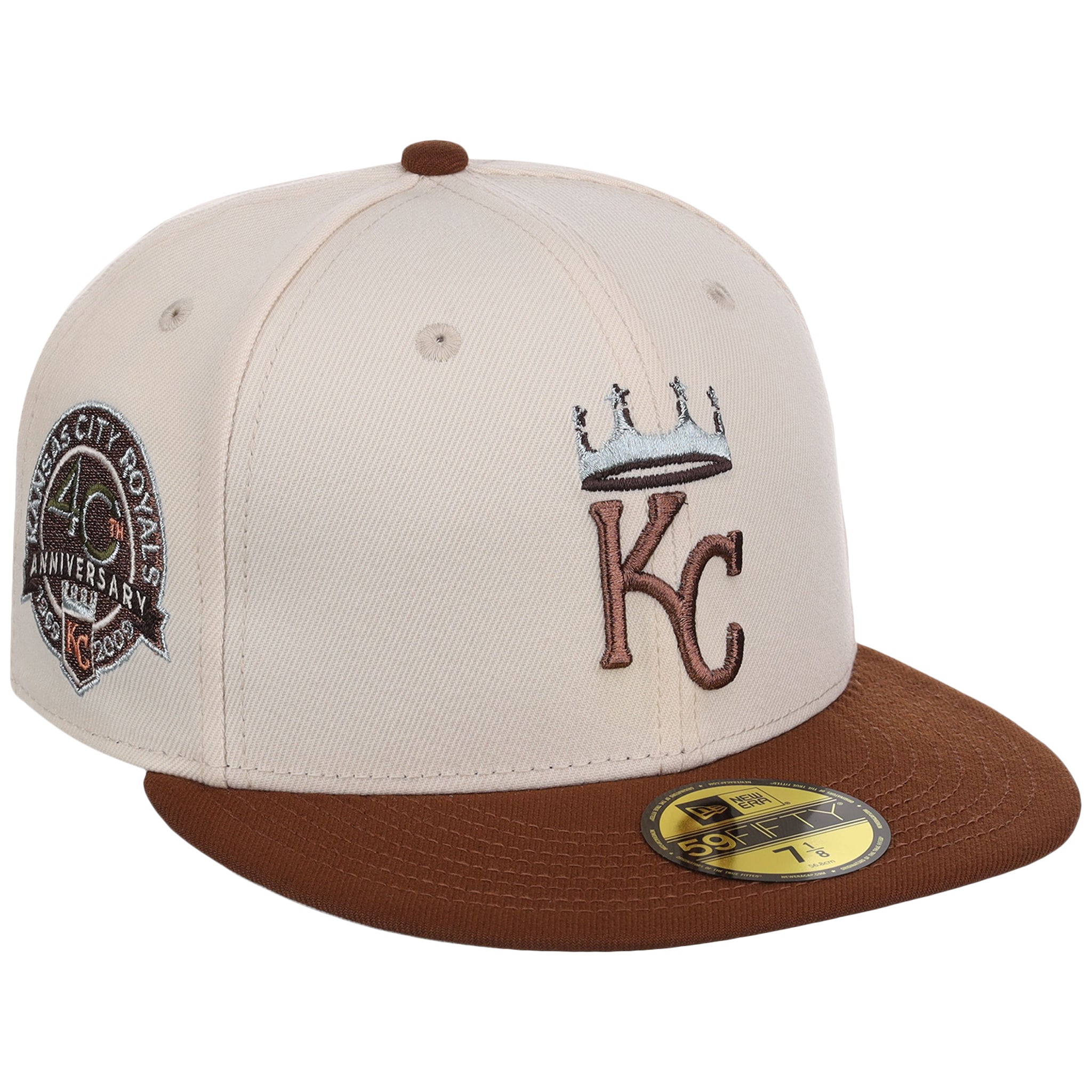 Kansas City Royals MLB Auburn Cream New Era 59FIFTY – Lids HD