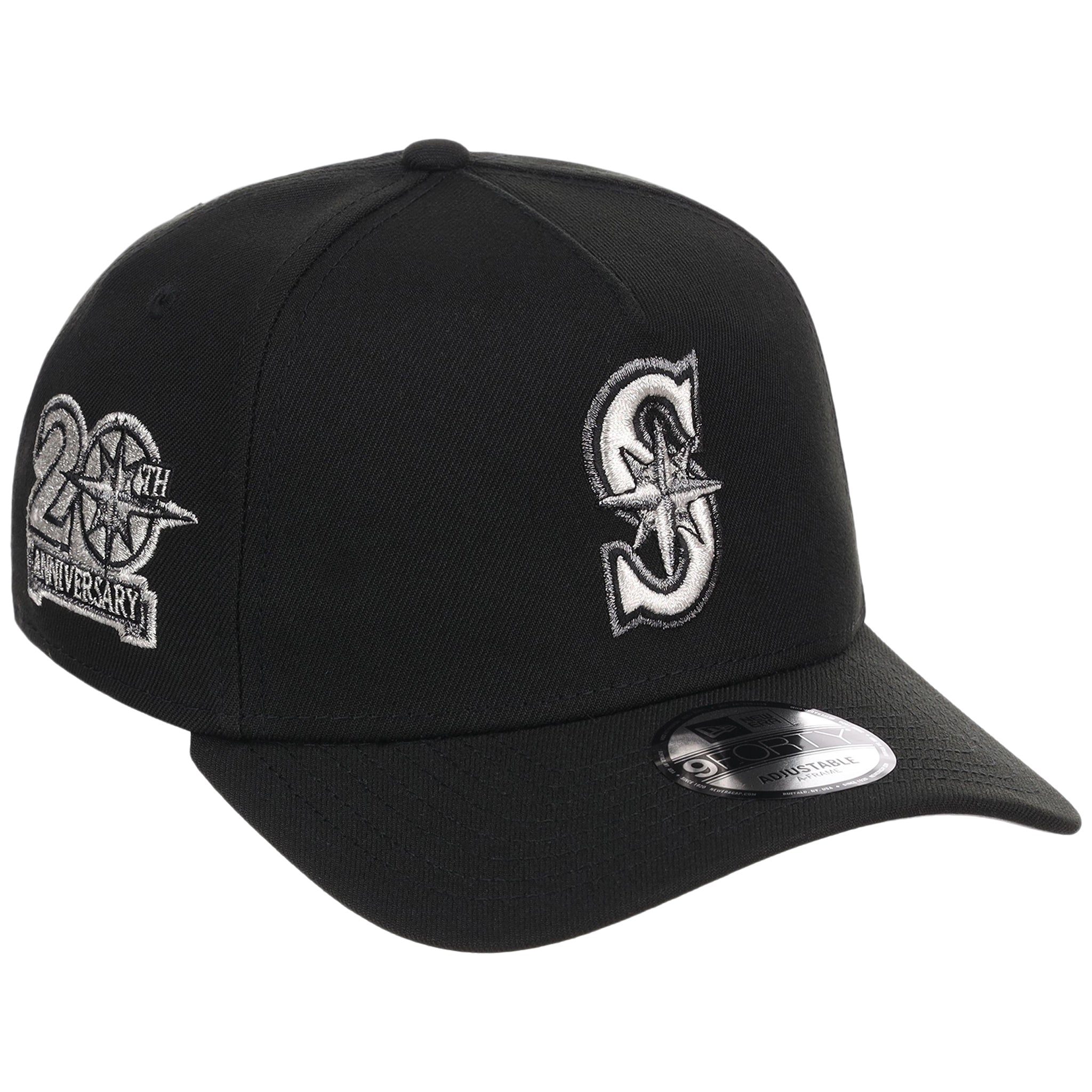 帽子 Seattle Mariners 9forty A-frame Seattle Mariners MLB Liquid Titanium New Era 9FORTY A-Frame