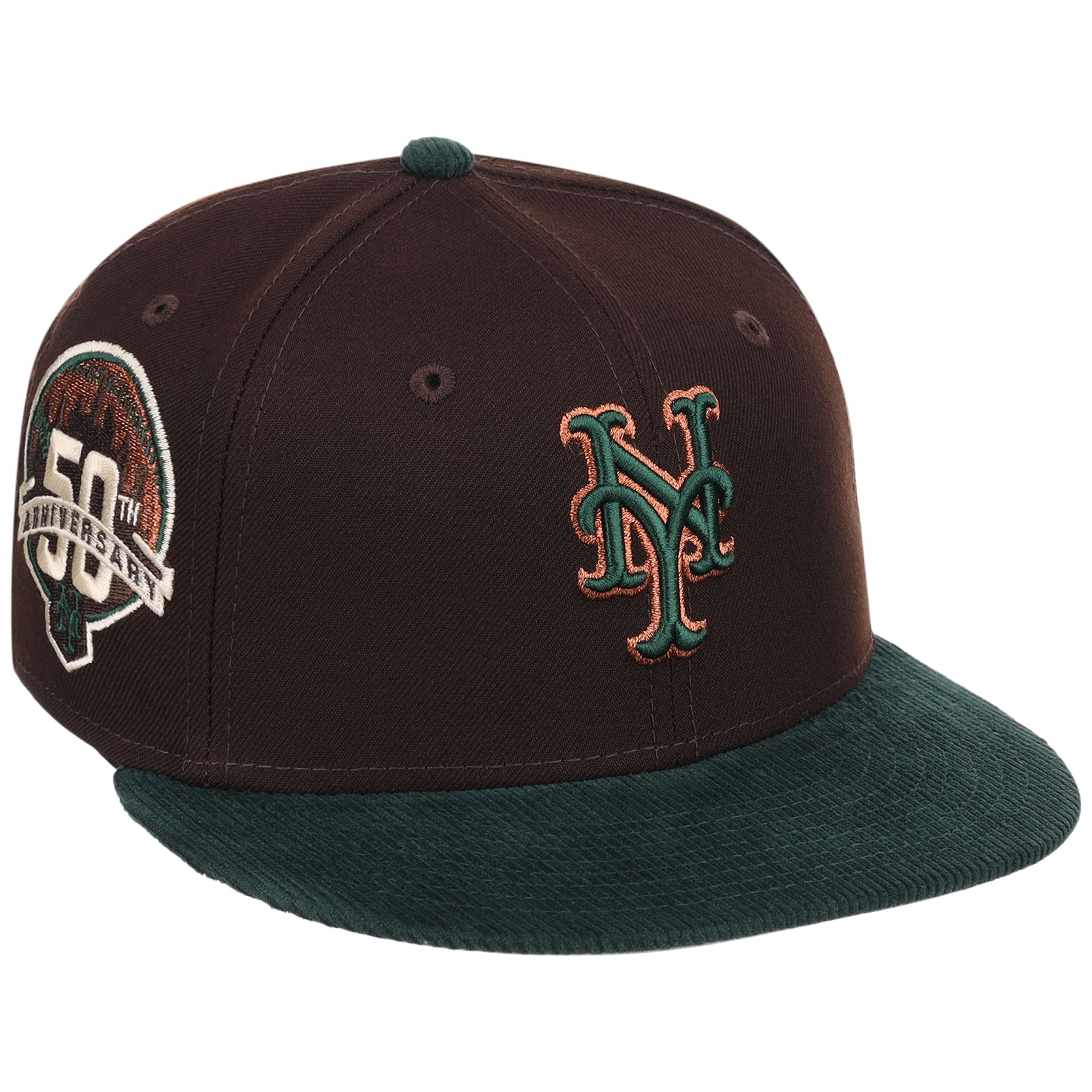 New York Mets MLB Forest Ember New Era 59FIFTY – LidsHatDrop