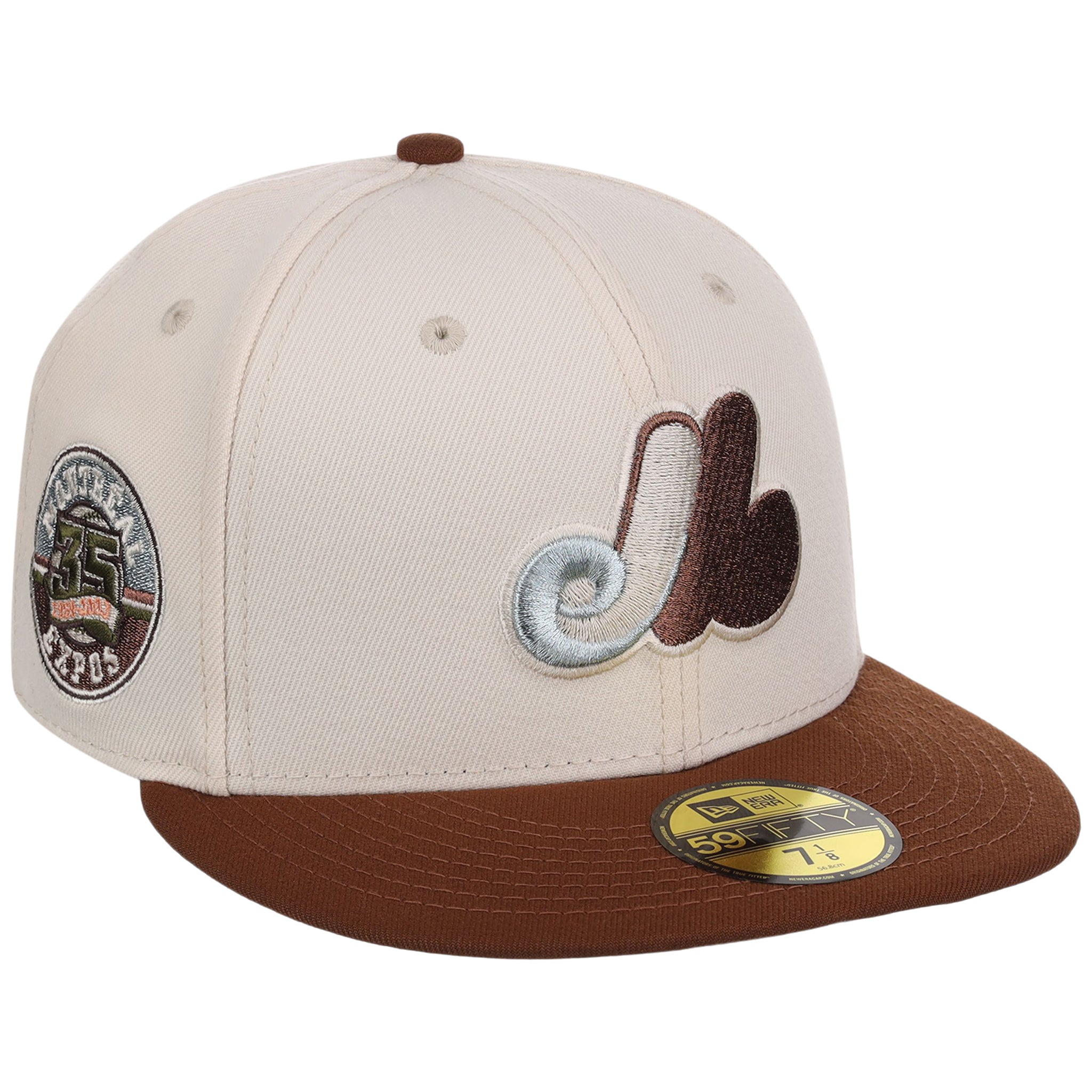Montreal Expos MLB Auburn Cream New Era 59FIFTY – Lids HD