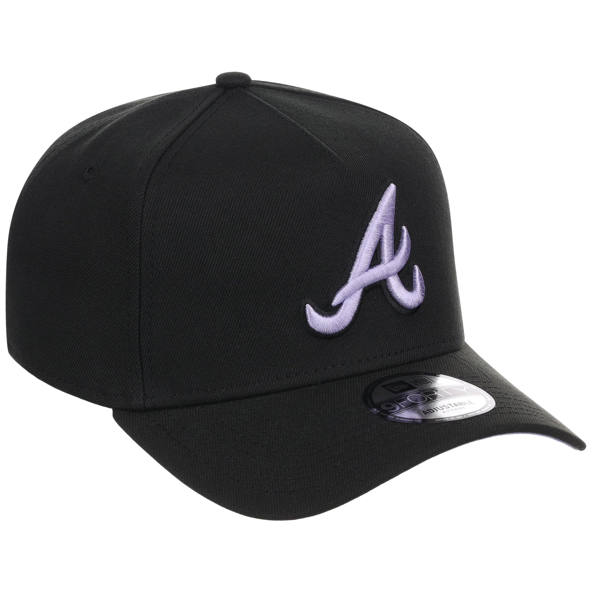 Atlanta Braves MLB Black x Lavender FASHION CORE New Era 9FORTY A