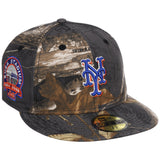 New York Mets MLB Black Realtree New Era 59FIFTY
