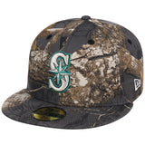 Seattle Mariners MLB Black Realtree New Era 59FIFTY