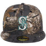 Seattle Mariners MLB Black Realtree New Era 59FIFTY