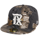Texas Rangers MLB Black Realtree New Era 59FIFTY