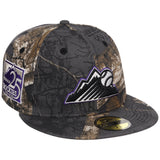 Colorado Rockies MLB Black Realtree New Era 59FIFTY