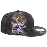 Colorado Rockies MLB Black Realtree New Era 59FIFTY