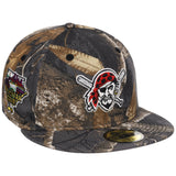 Pittsburgh Pirates MLB Black Realtree New Era 59FIFTY