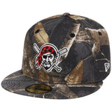 Pittsburgh Pirates MLB Black Realtree New Era 59FIFTY