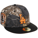 Los Angeles Dodgers MLB Black Realtree 'Flame' New Era 59FIFTY