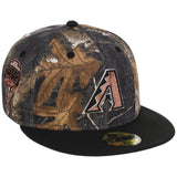 Arizona Diamondbacks MLB Black Realtree 2-TONE Black & Copper New Era 59FIFTY