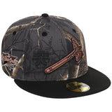 Atlanta Braves MLB Black Realtree 2-TONE Black & Copper New Era 59FIFTY