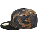 Atlanta Braves MLB Black Realtree 2-TONE Black & Copper New Era 59FIFTY