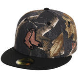 Boston Red Sox MLB Black Realtree 2-TONE Black & Copper New Era 59FIFTY