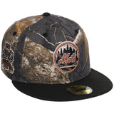 New York Mets MLB Black Realtree 2-TONE Black & Copper New Era 59FIFTY