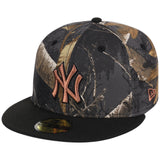 New York Yankees MLB Black Realtree 2-TONE Black & Copper New Era 59FIFTY