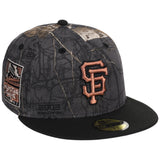 San Francisco Giants MLB Black Realtree 2-TONE Black & Copper New Era 59FIFTY