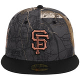 San Francisco Giants MLB Black Realtree 2-TONE Black & Copper New Era 59FIFTY
