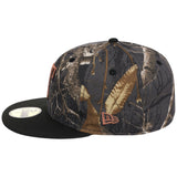 Texas Rangers MLB Black Realtree 2-TONE Black & Copper New Era 59FIFTY