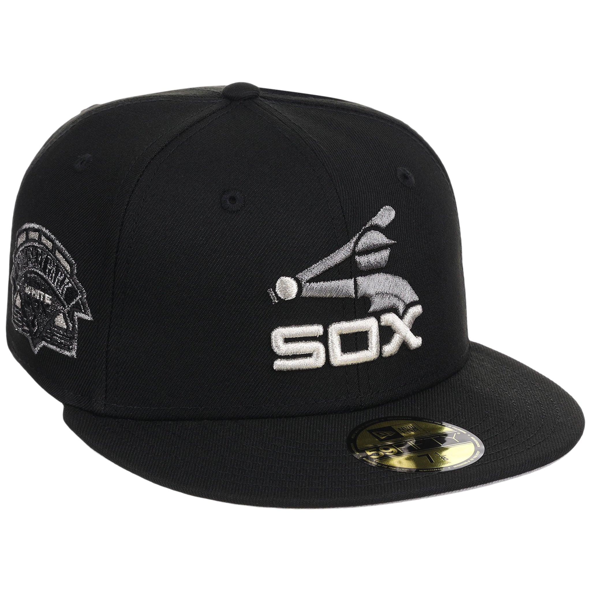 状態良好 JONSTAN × NEW ERA SOXキャップ 59FIFTY Chicago White Sox MLB Liquid Titanium New Era 59FIFTY – Lids HD