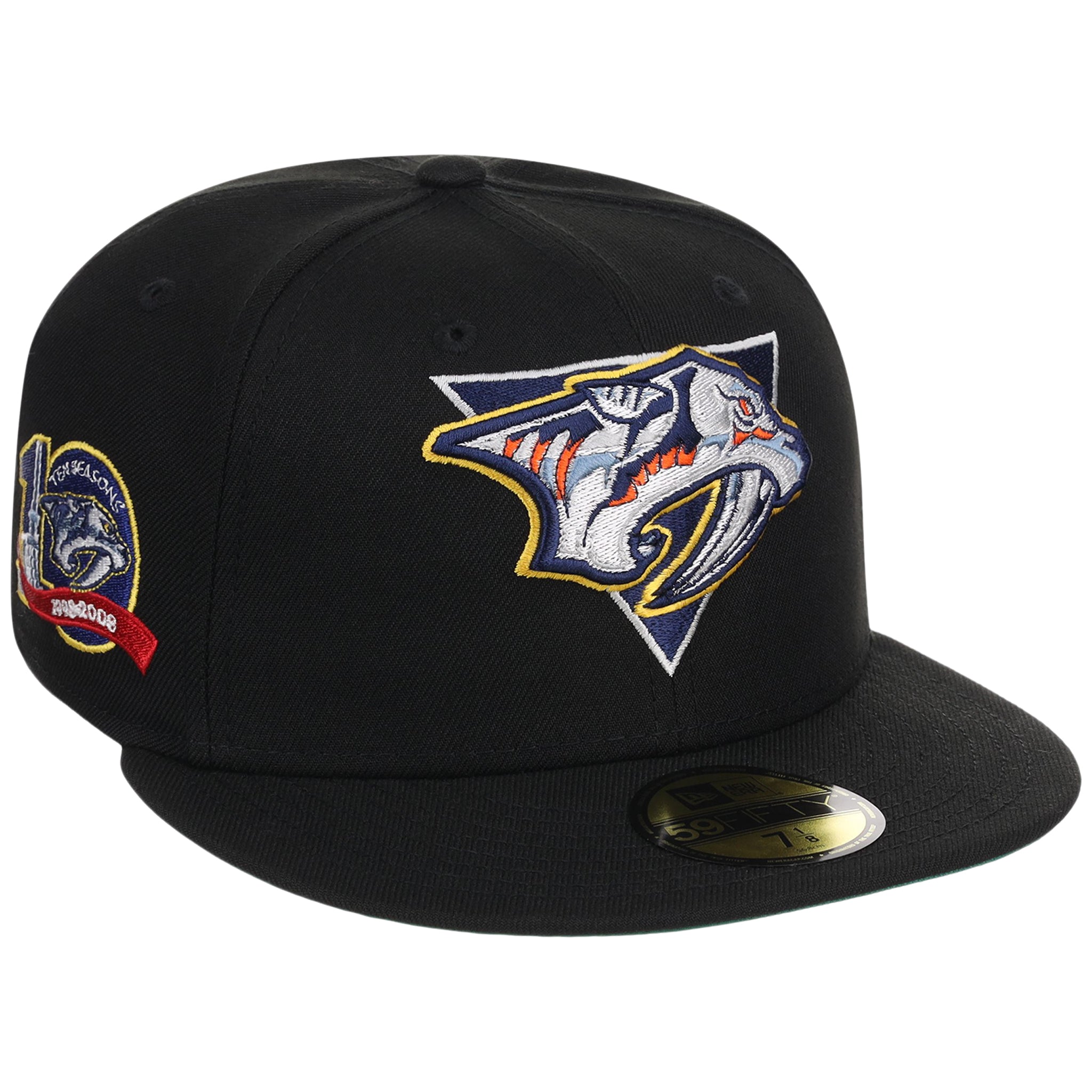 Nashville Predators NHL Black Dome New Era 59FIFTY – LidsHatDrop