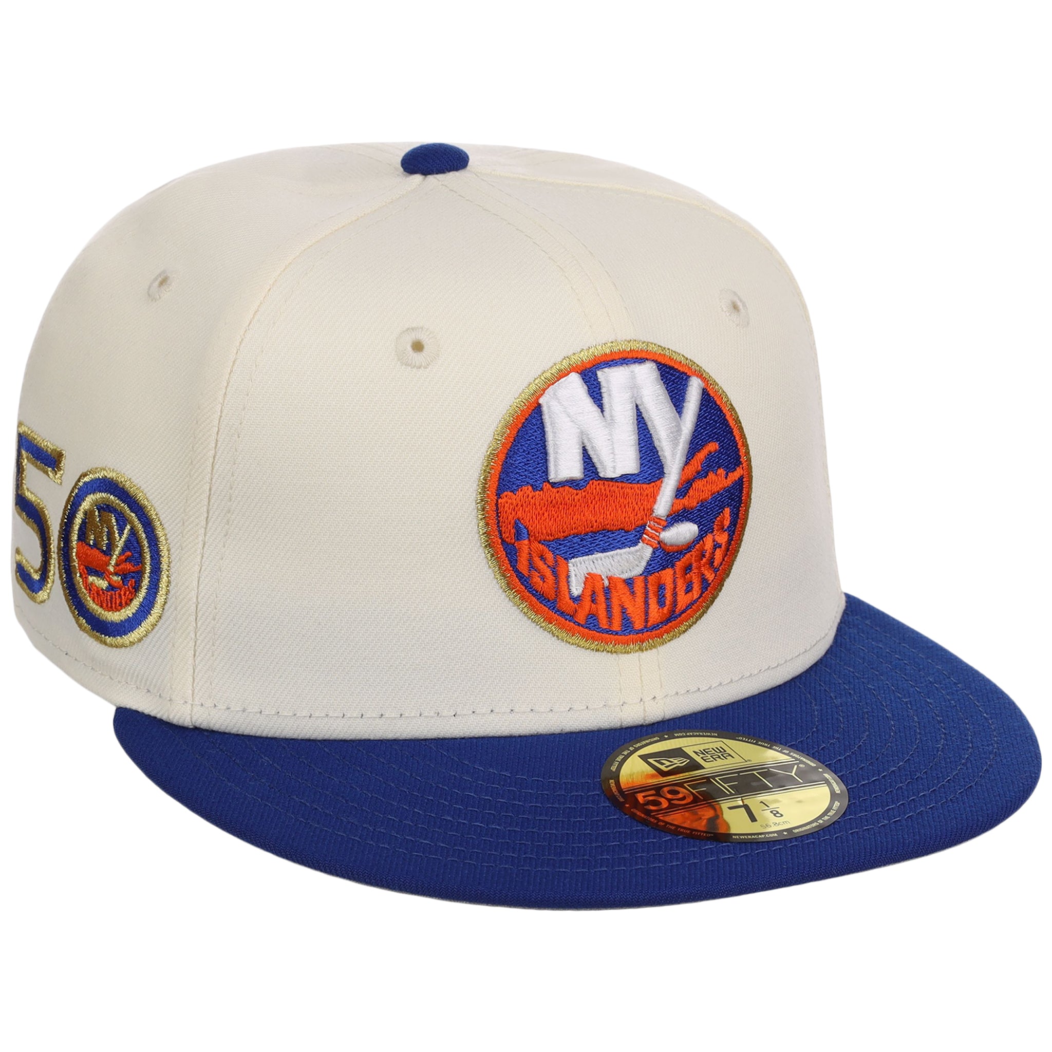 NEW YORK ISLANDERS NHL CHROME OTC NEW ERA 59FIFTY – LidsHatDrop