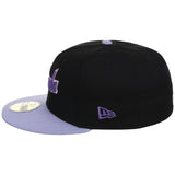 Atlanta Braves High Frequency Funk New Era 59FIFTY Black/Lavender