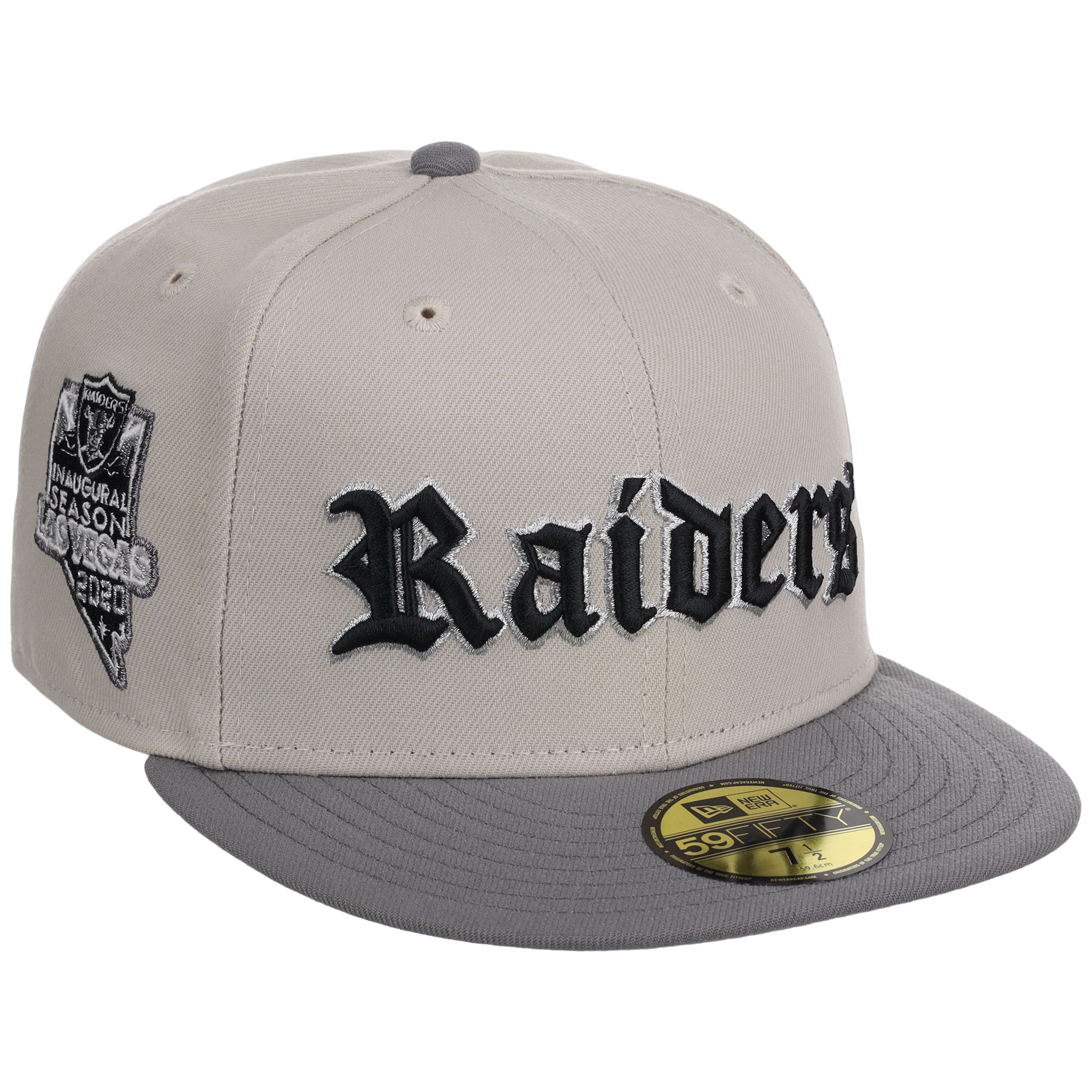日本未発売レアカラー‼︎ RAIDERS OldEnglish 59FIFTY Las Vegas Raiders Las Vegas Crown the City New Era 59FIFTY - Old