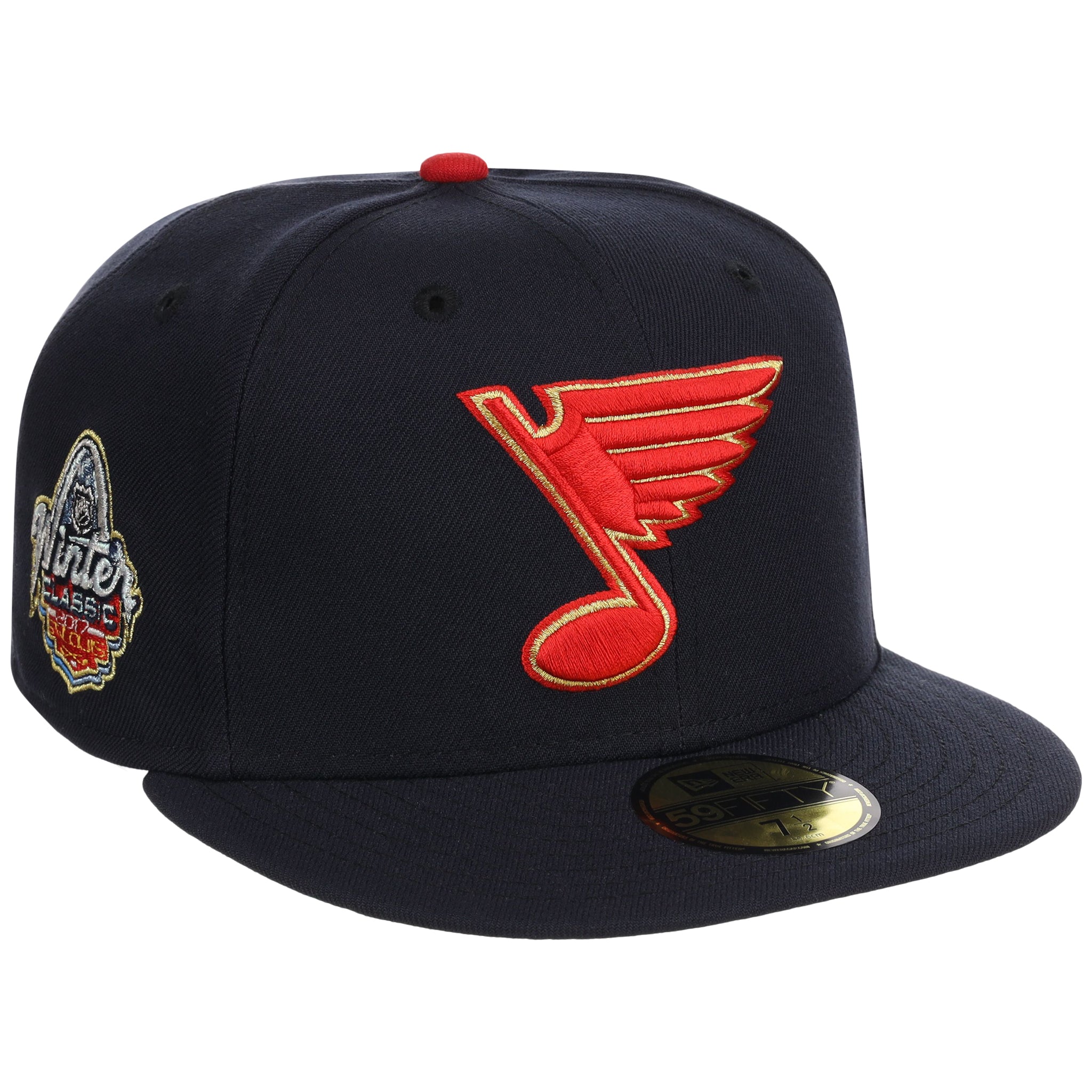E-Flag NHL St. Louis Blues Women\'s Adjustable Distressed Stanley Cup Cap St. Louis Blues Heart Logo Hat Womens Adjustable Cap NHL  main image 2
