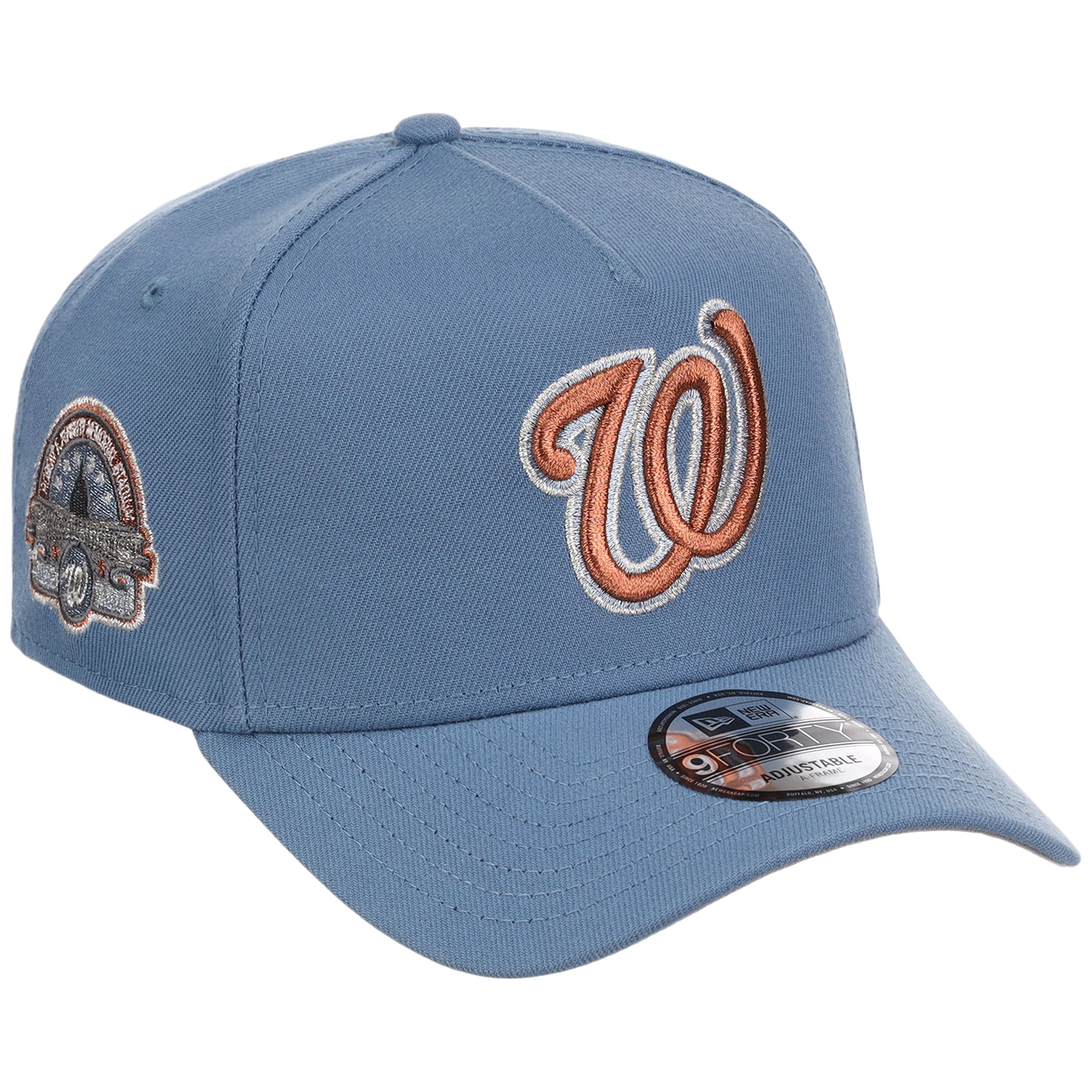 New Era Washington Nationals キャップ Washington Nationals MLB Faded Blue New Era 9FORTY – LidsHatDrop