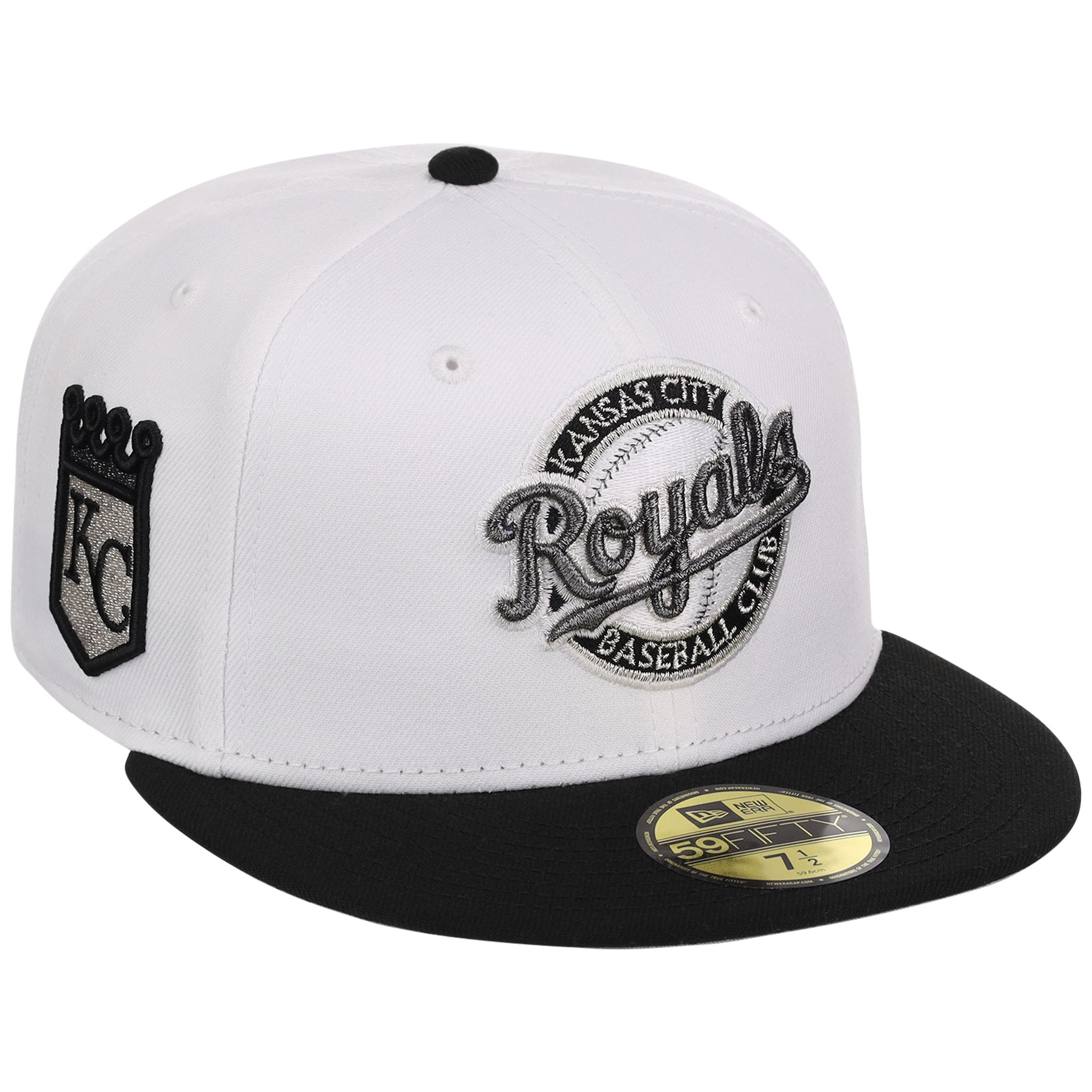 Kansas City Royals 8-bit Terror New Era 59FIFTY - White/Black