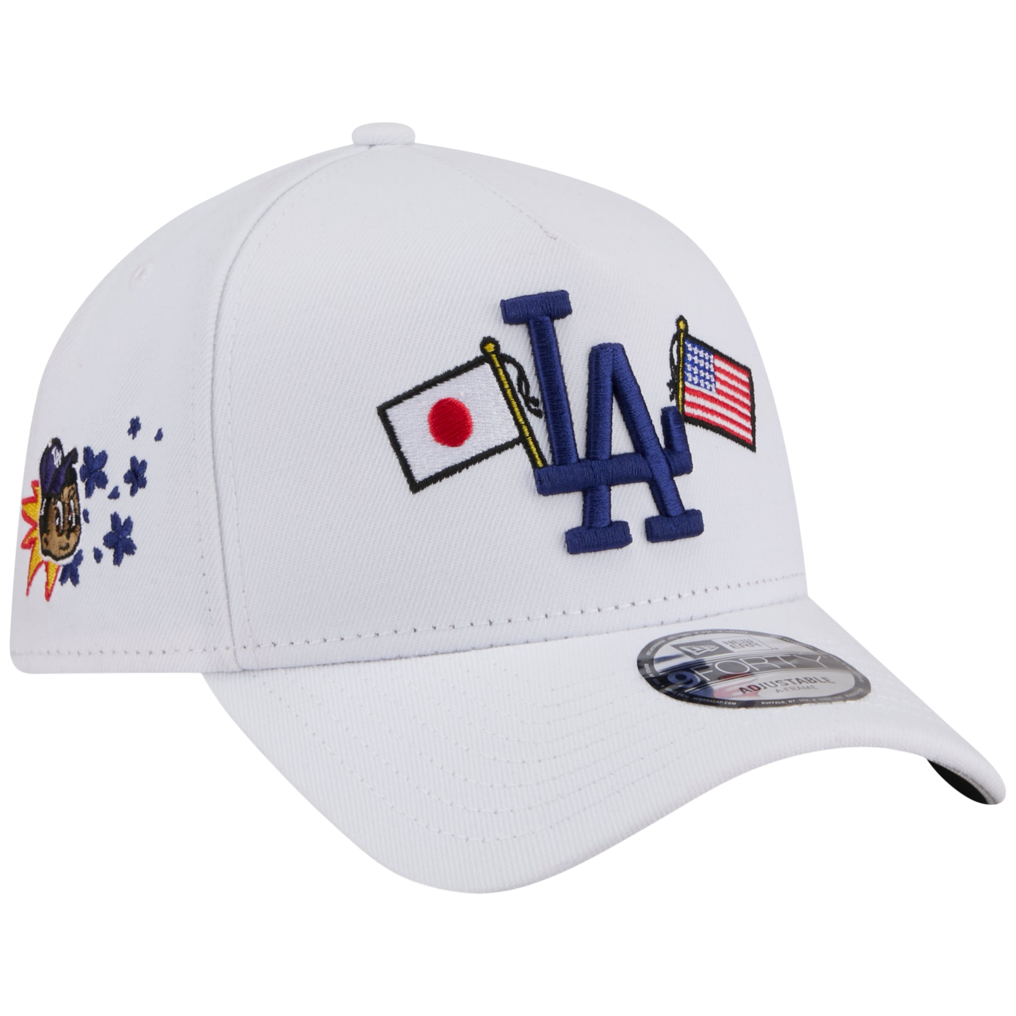Los Angeles Dodgers Los Angeles Crown the City - JAPAN USA Flags