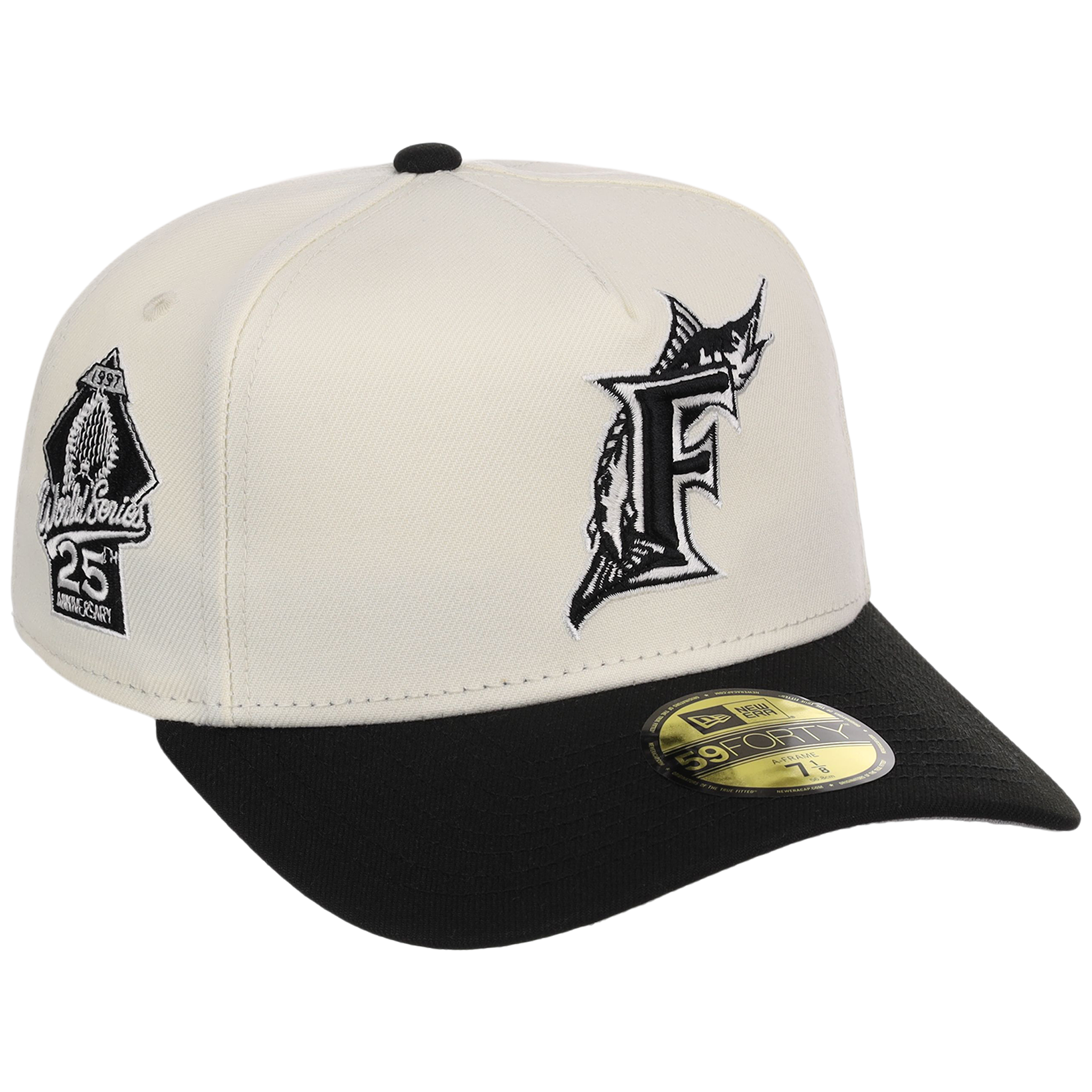 Miami Marlins MLB Chrome Noir New Era 59FORTY – LidsHatDrop