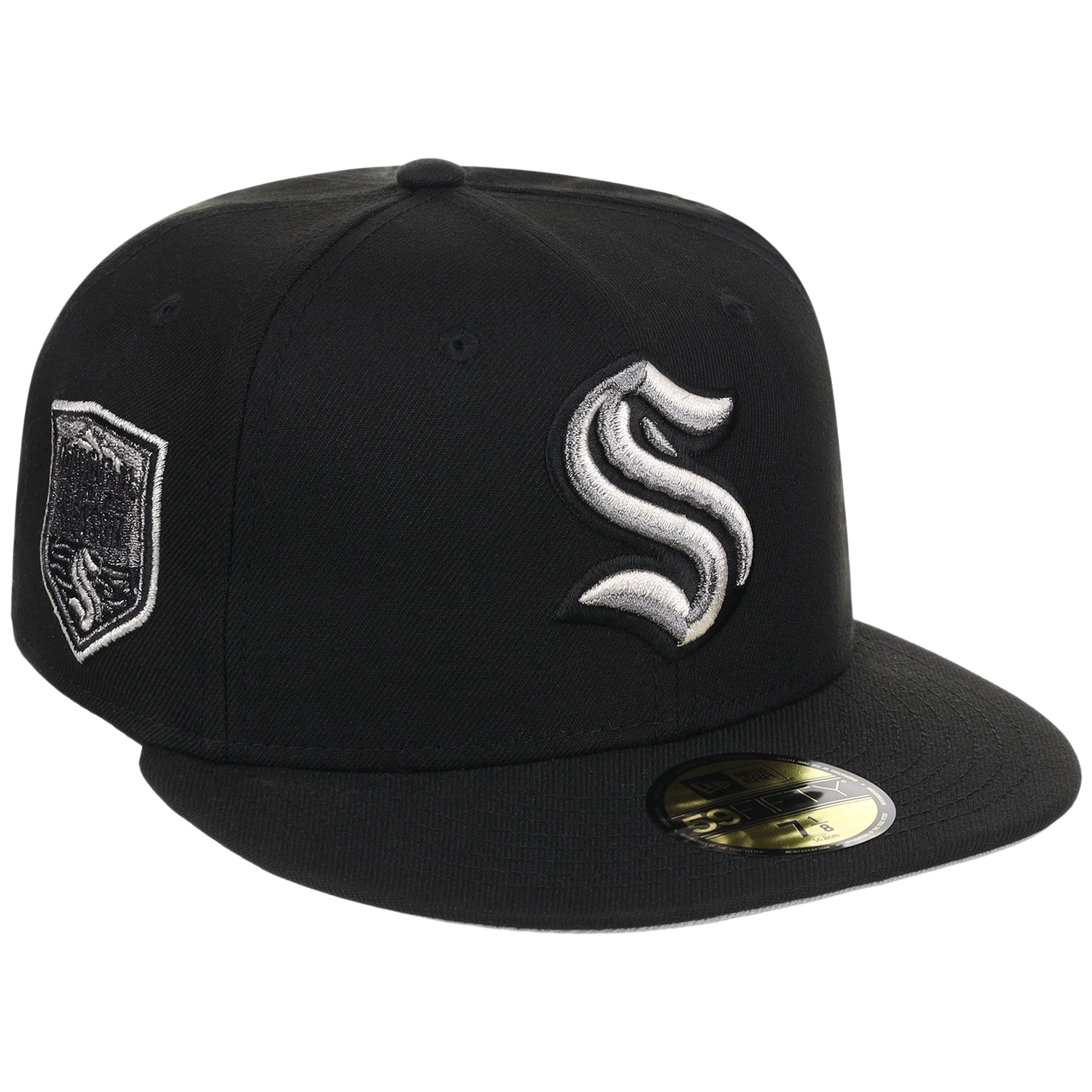 Seattle Kraken NHL Liquid Titanium New Era 59FIFTY – Lids HD