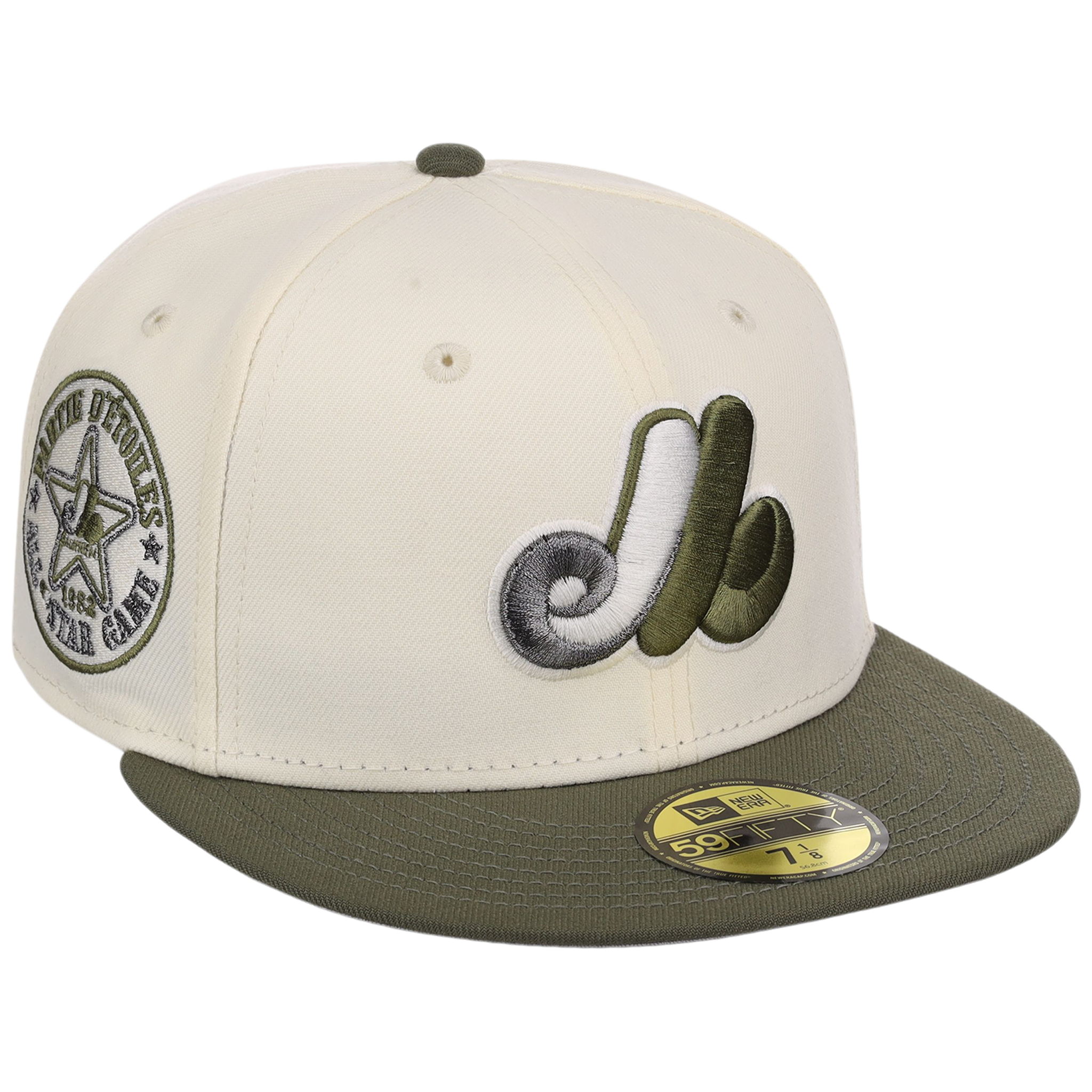 Montreal Expos MLB Chrome Olive New Era 59FIFTY – LidsHatDrop