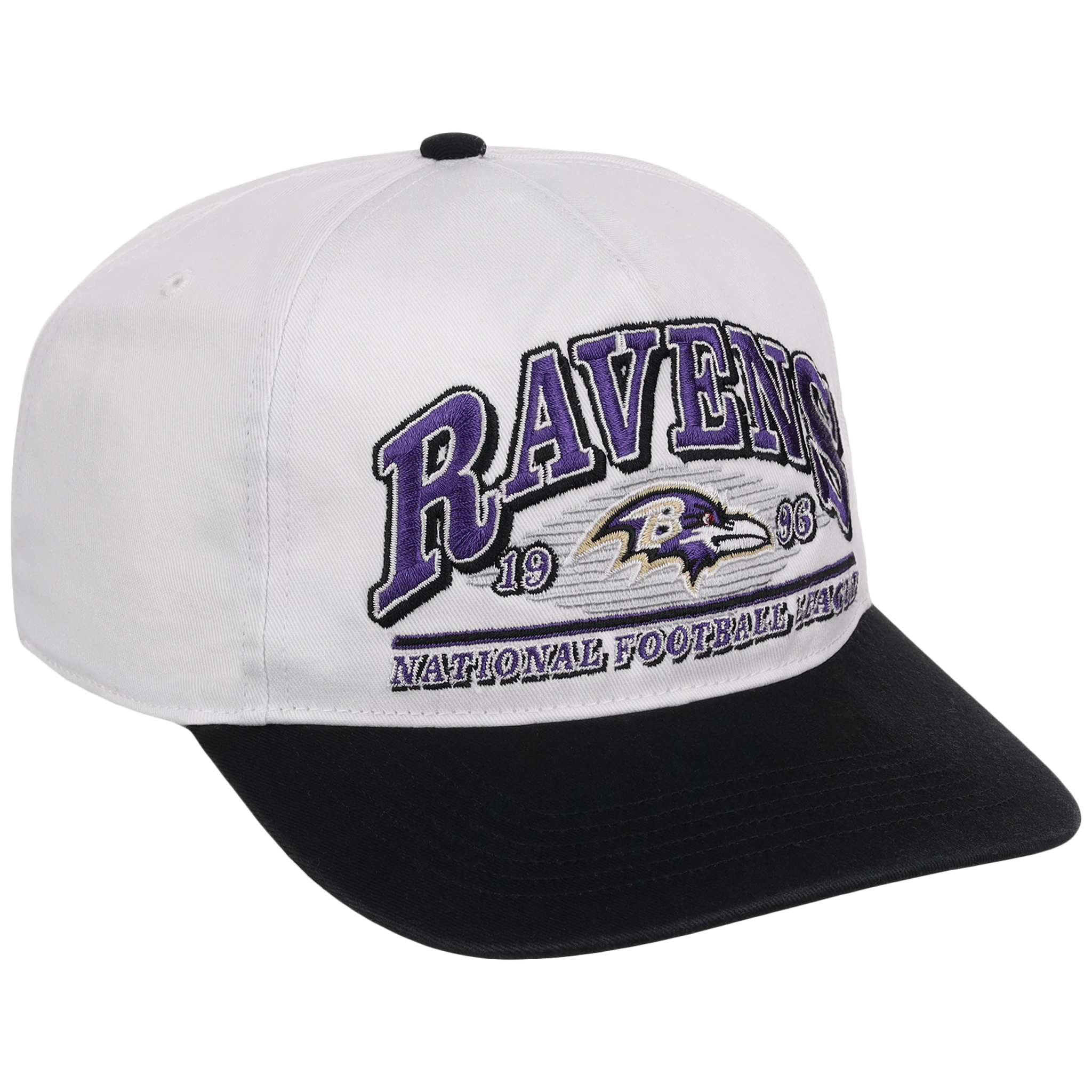 the ravens キャップ　レイブンズ　ブラック　ツートン　バイカラー Baltimore Ravens NFL '47 Big Time 2-Tone Hitch – LidsHatDrop