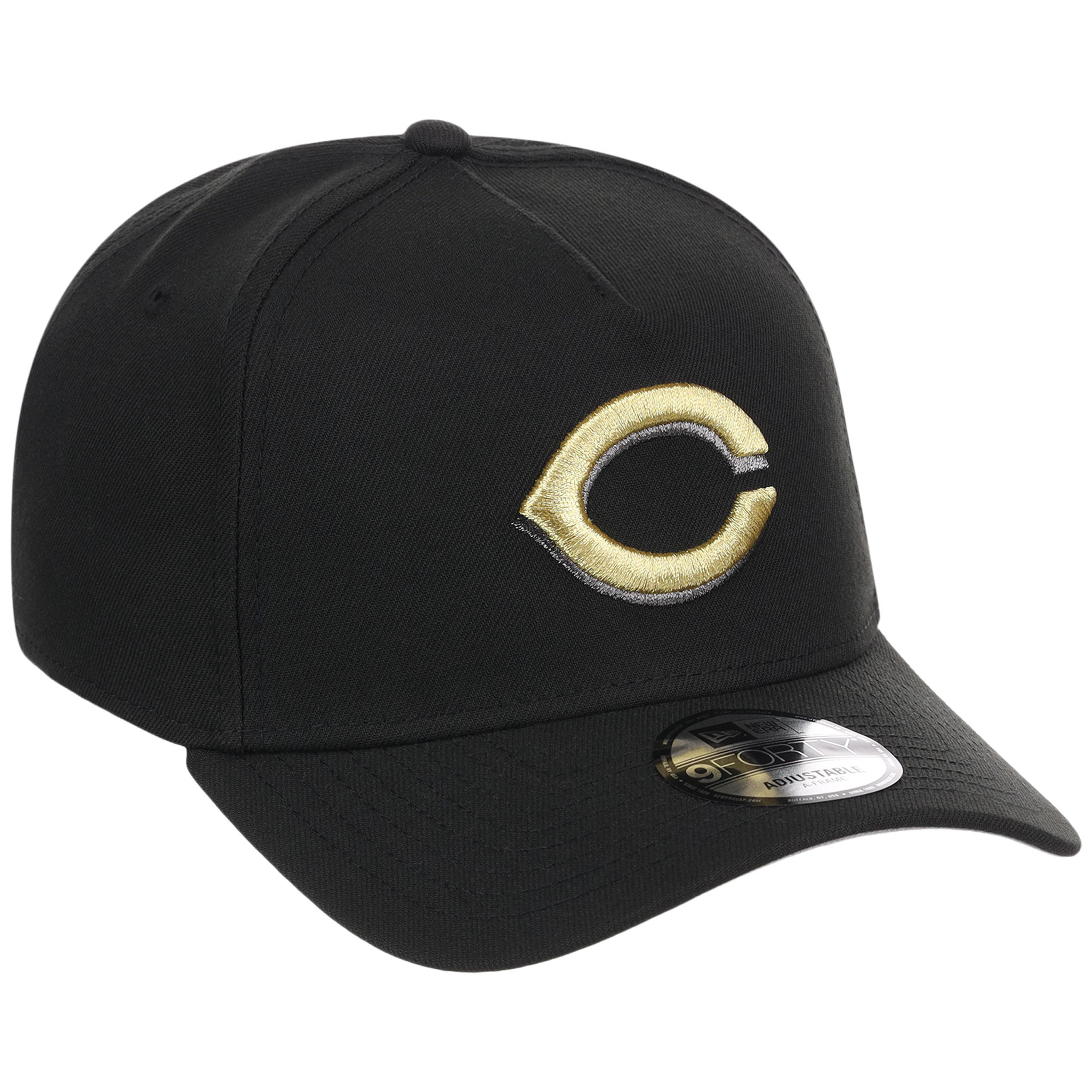 Cincinnati Reds MLB Black x Gold FASHION CORE New Era 9FORTY A