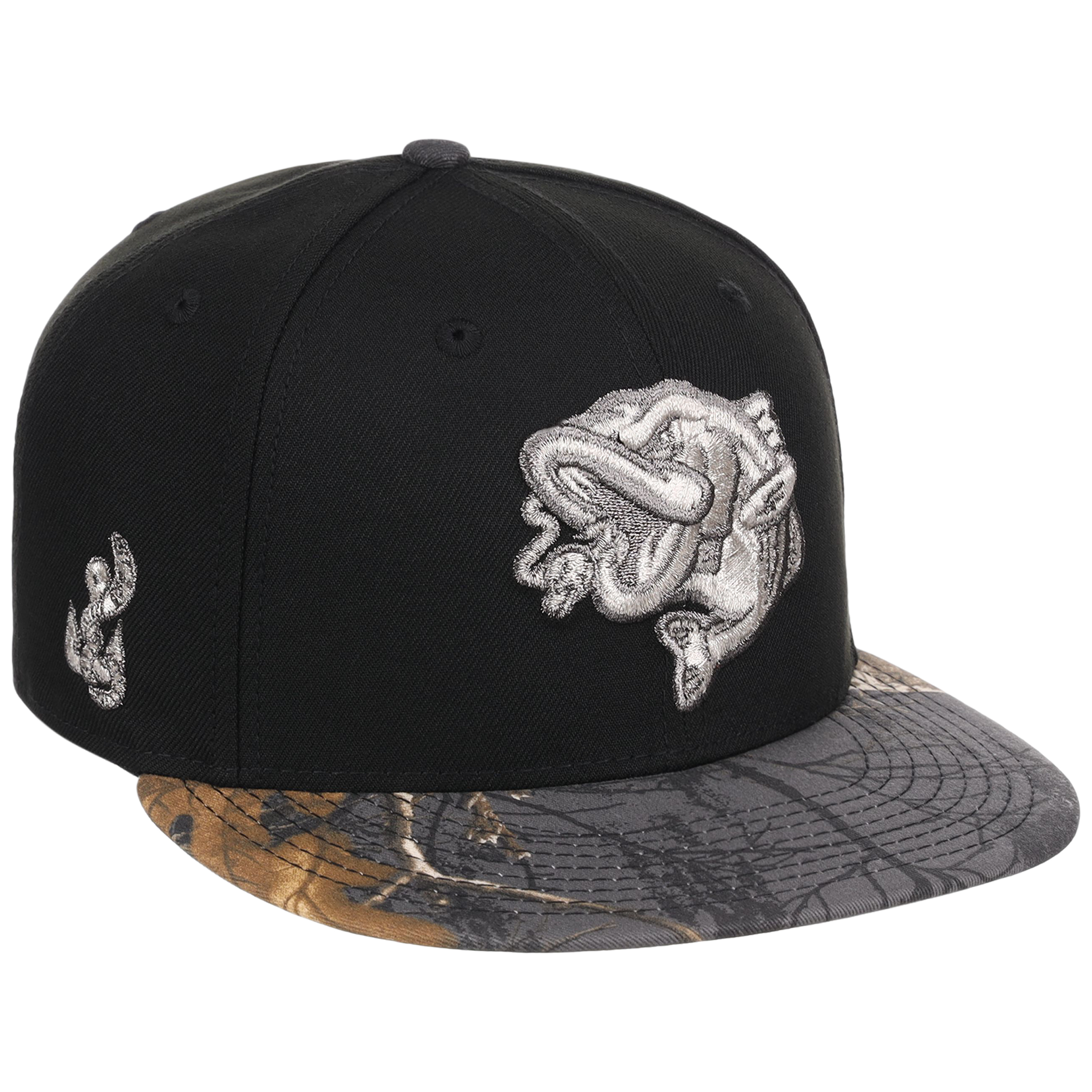 Gwinnett Stripers MiLB Black Realtree Metallics New Era 59FIFTY