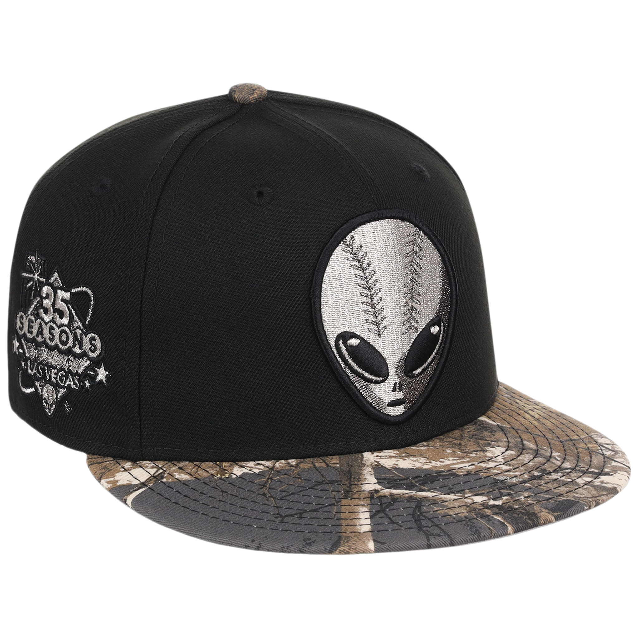 Las Vegas Aviators MiLB Black Realtree Metallics New Era 59FIFTY