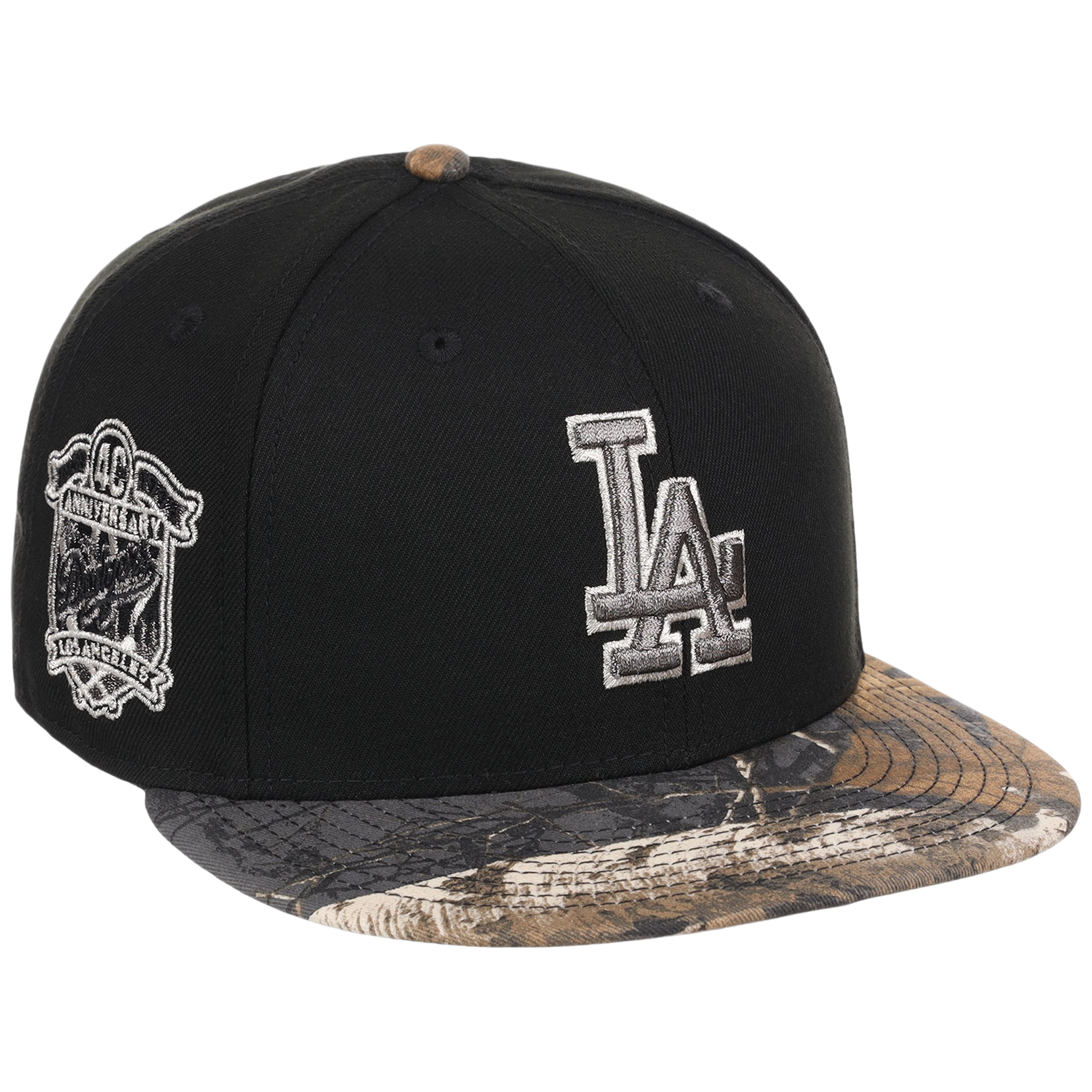 Los Angeles Dodgers MLB Black Realtree Metallics New Era 59FIFTY