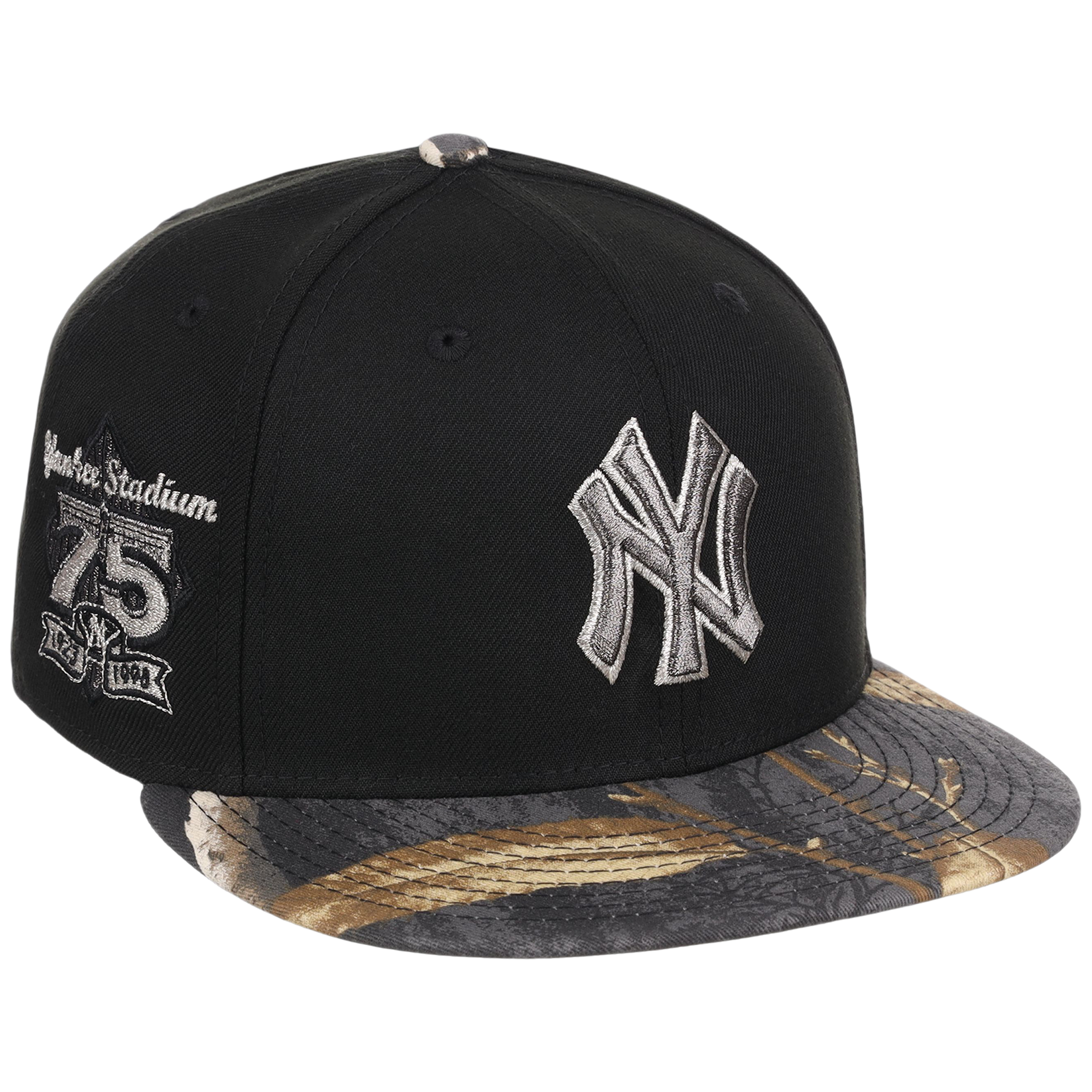 【新品】BICYCLE New Era 59FIFTY V1【レアデック】 New York Yankees MLB Black Realtree Metallics New Era 59FIFTY