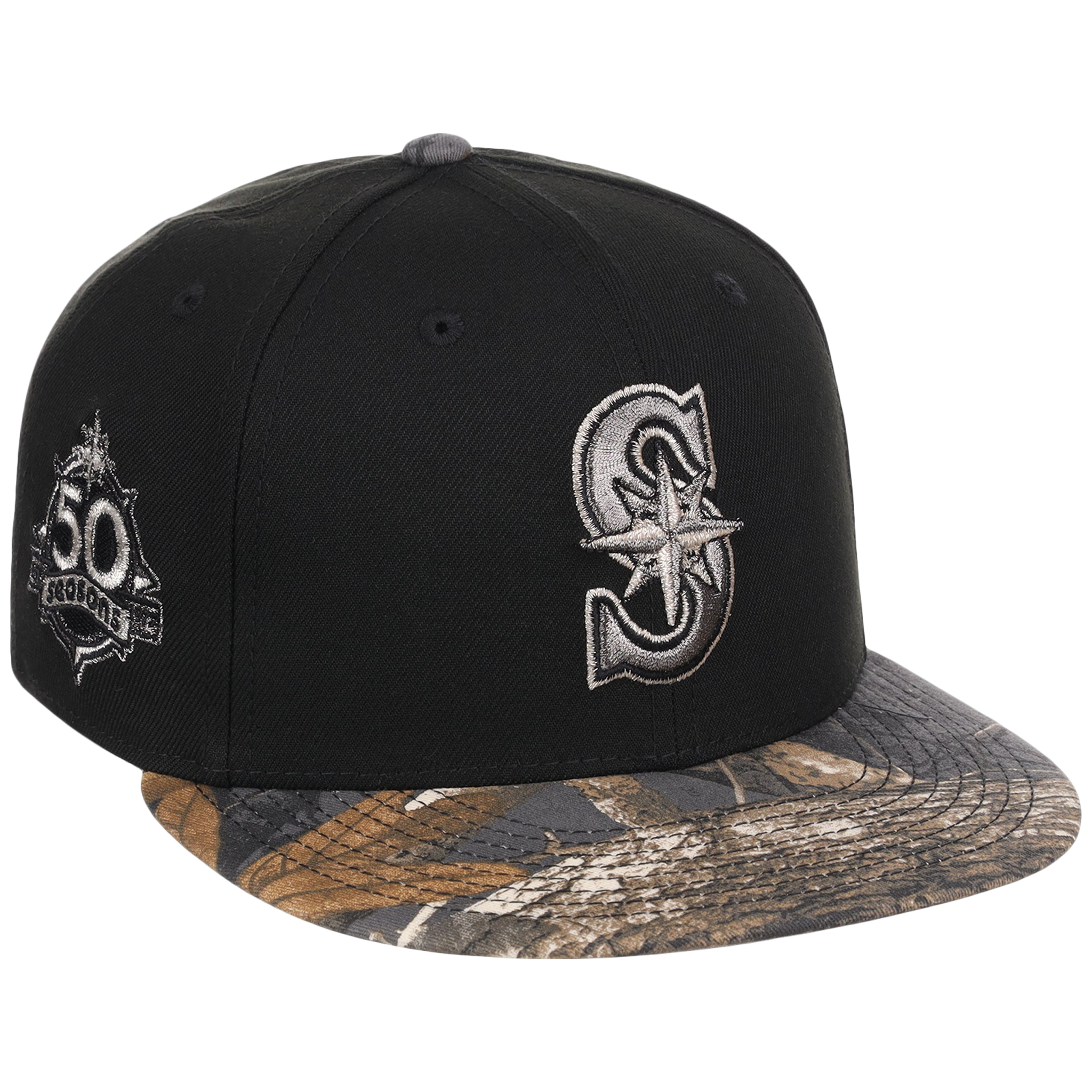 ト*ロ様 New Era Seattle Mariners 59FIFTY 2個 Seattle Mariners MLB Black Realtree Metallics New Era 59FIFTY