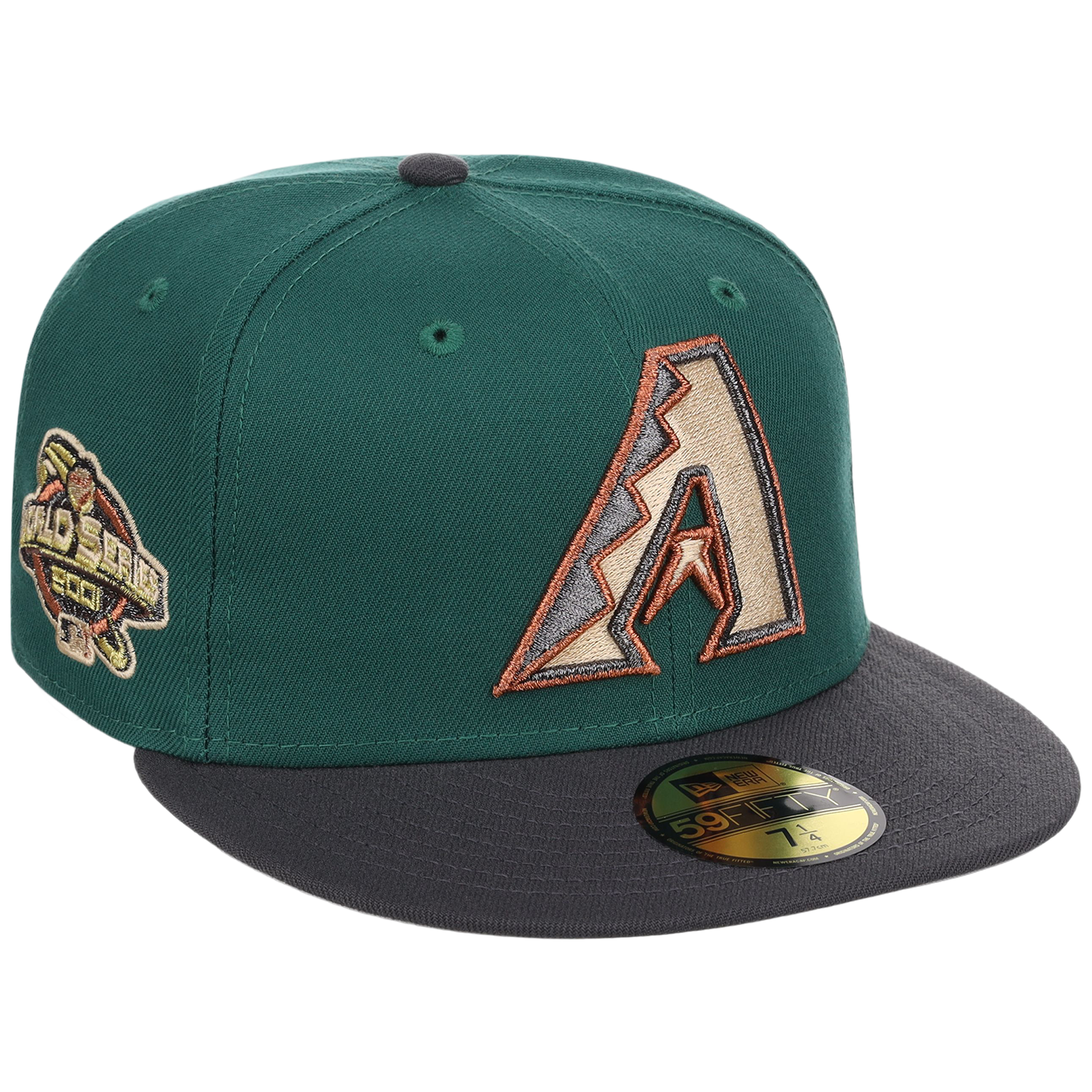 帽子 nonLONG BRIM HAT feat. NEW ERA Arizona Diamondbacks Infusion New Era 59FIFTY - Emerald Graphite