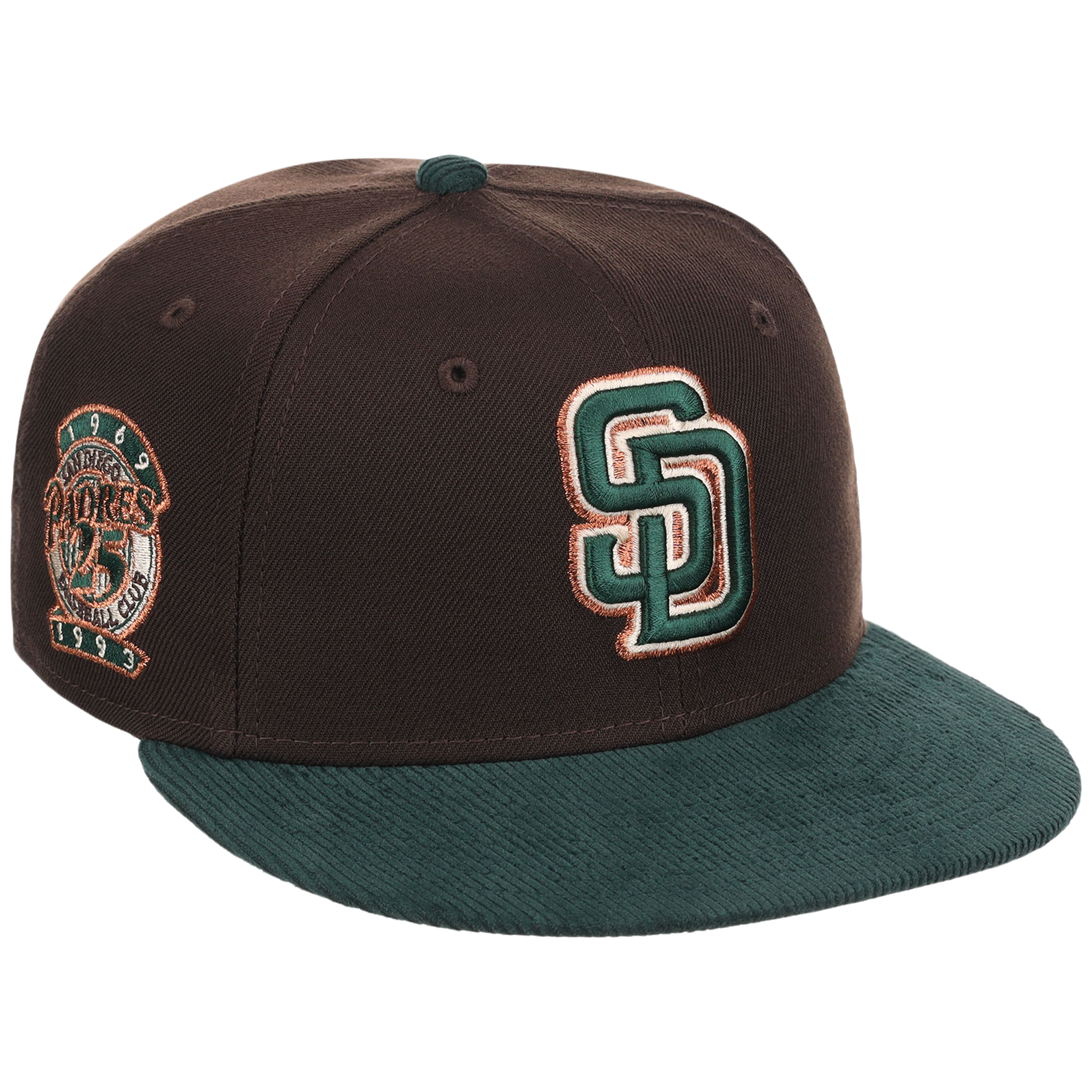 NEW ERA 59FIFTY FOP キャップ 7 3/4 San Diego Padres SD Infusion Forest Ember New Era 59FIFTY – Lids HD