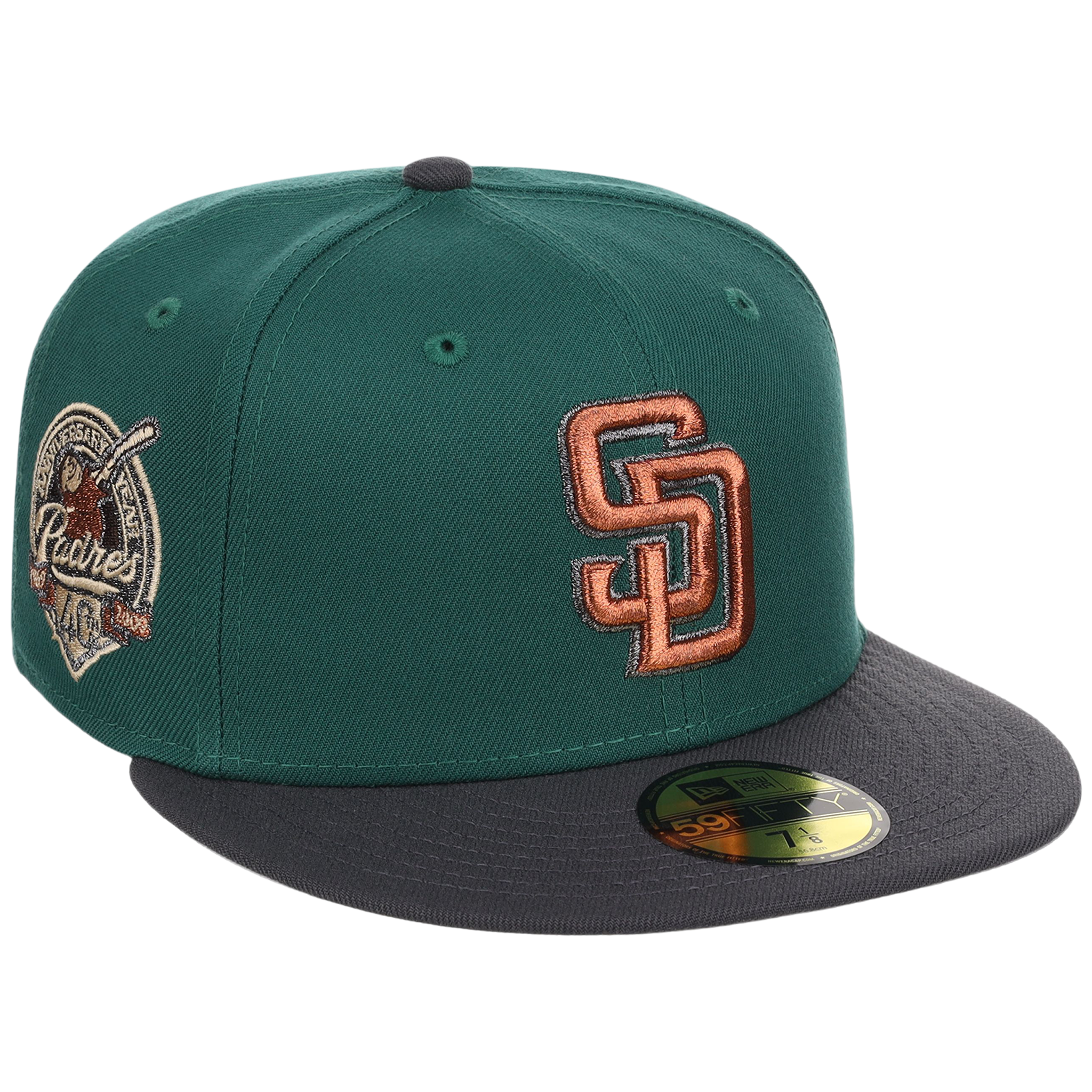 San Diego Padres SD Infusion Emerald Graphite New Era 59FIFTY