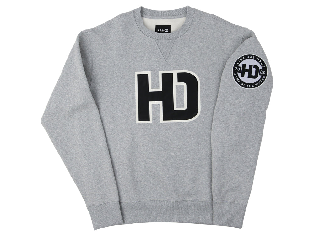 LidsHD Unisex Premium Fleece Crew Sweatshirt - Gray – LidsHatDrop