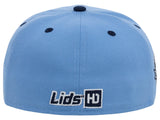 Lids Hat Drop Branded HD Fitted Cap - Sky Blue/Navy/Sky Blue