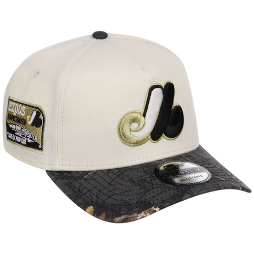 Montreal Expos MLB Black Realtree Chrome New Era 9FORTY