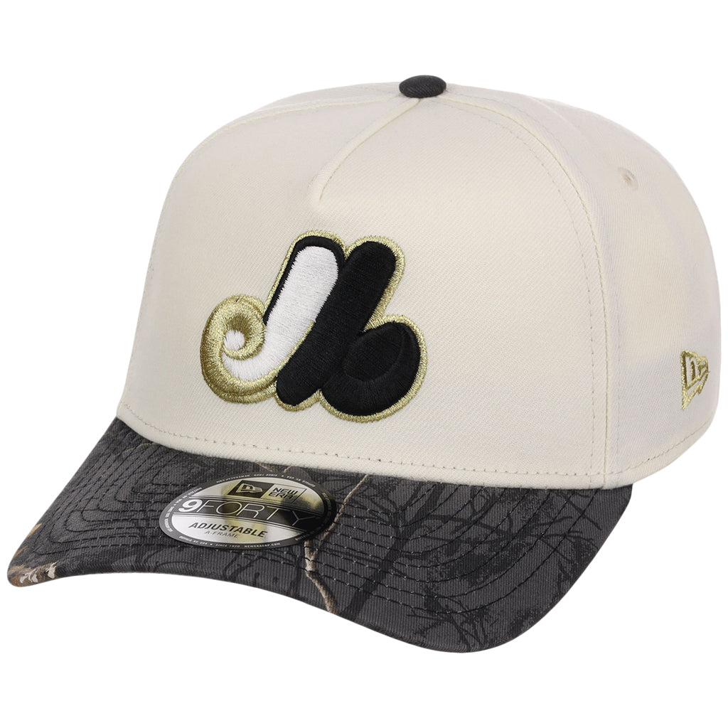 Montreal Expos MLB Black Realtree Chrome New Era 9FORTY