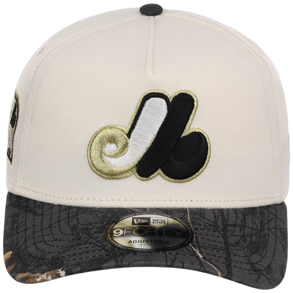 Montreal Expos MLB Black Realtree Chrome New Era 9FORTY